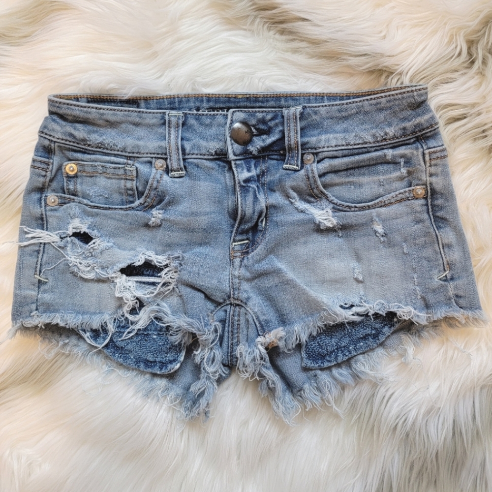 American Eagle Outfitters Shortie Denim Shorts